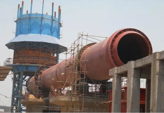 Active Lime Production Activated Limestone Rotary Kiln 55 - 315 KW