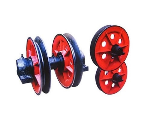 Castings Forgings Sheave Wheel Pulley Crane Wheel 42crmo Alloy Steel Cast Iron