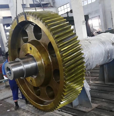 Rotary Kiln / Cooler Casting 20Mode Mill Pinion Gears And Girth Gear