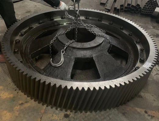 Precision Machining Steel Drive Gear And Spur Helical Pinion Gear Dia 16000mm