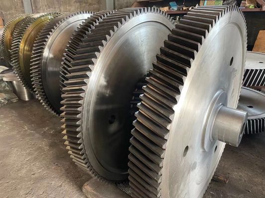 Precision Machining Steel Drive Gear And Spur Helical Pinion Gear Dia 16000mm