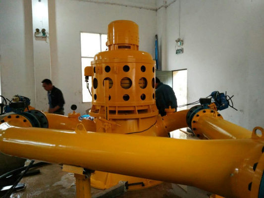Pistolet de pulvérisation vertical de groupe électrogène de Hydroturbine de la grève 200KW oblique double