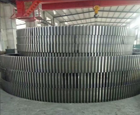 Coutume de Ring For Mining Mill Can de vitesse de périmètre de four rotatoire de ZG45 ZG42CrMO grande