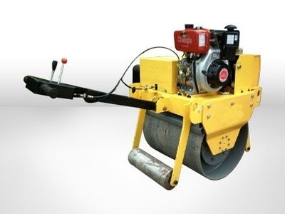Construction résistante de l'empattement 470mm Mini Hand Road Roller For