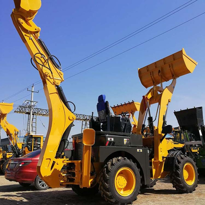 Seau vidant les machines de construction résistantes de chargeur de pelle rétro de la taille 3500mm