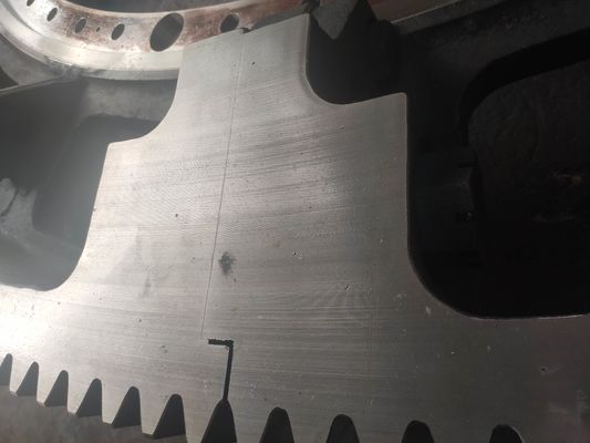 Crémaillère et pignon hélicoïdaux adaptés aux besoins du client d'angle de pression pour le broyeur à boulets