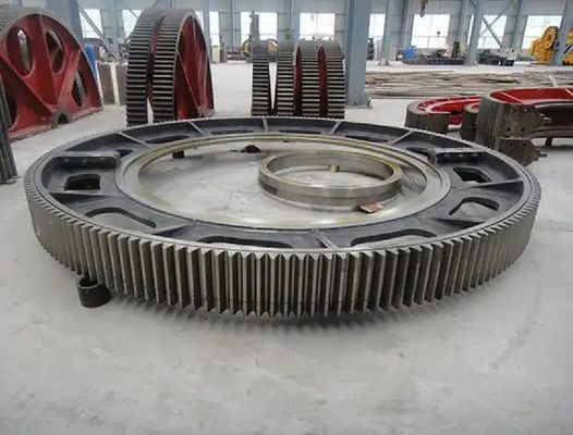 Résistant à l'usure, à faible bruit, four rotatif, grand anneau d'engrenage, grand accessoire industriel