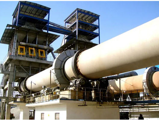 Fours rotatifs de ciment d'acier pour le processus de production de ciment
