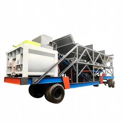 JS Mobile Forced Mixing Plant 20 à 180 m3/h Produit Équipement de la cimenterie