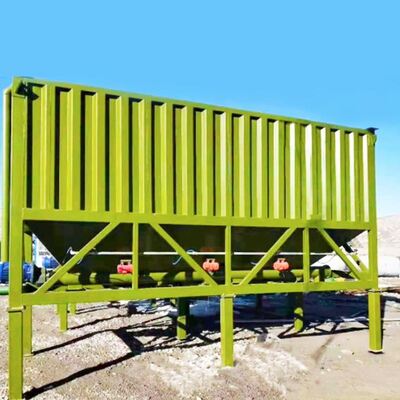 Équipements d'usine de ciment Réservoir horizontal de ciment 50T-150T Silo à ciment horizontal pour centrale à béton Projet minier Stockage de poudre