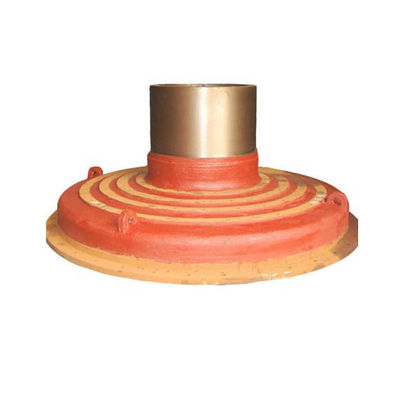 Stimulez les pièces de machine de CITIC HIC de monture de couvercle d'embout de broyeur à boulets de la forme 55T