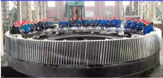 Vitesse de périmètre de moulin de vitesse et de fléchissement de périmètre de moulin de vitesse et de Rod Mill Girth Gear And AG de périmètre de broyeur à boulets