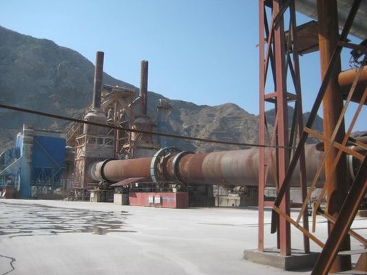 four rotatoire de ciment de rouleau de soutien de 2.5x40 180tpd et prix usine