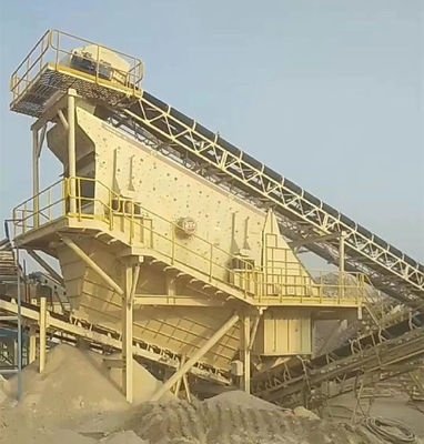 Écran de vibration linéaire du tamis 100TPH de Malla Vibratoria Sand Vibration Separator