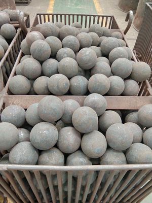 boule de meulage en acier de fer de bâti de pièces de rechange de machine de l'abattage 50Mn pour le broyeur à boulets de extraction