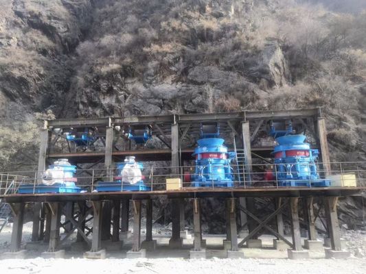 35-460 broyeur mobile de cône de machine dure de concasseur de pierres de millimètre