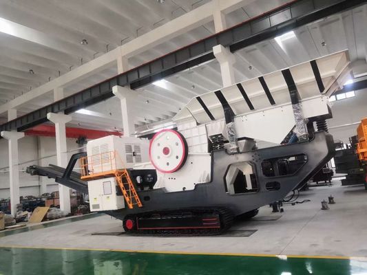 Mobile de machine de concasseur de pierres de tph de Sang Making 450 écrasant la station