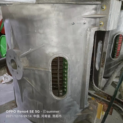 Machine de métallurgie de four de fusion à induction moyenne fréquence de fusion rapide 1ton 800kw